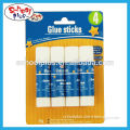 Non-toxic 4ct blister card packed pva Glue Stick best for school
